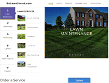 Tablet Screenshot of belawnsmart.com